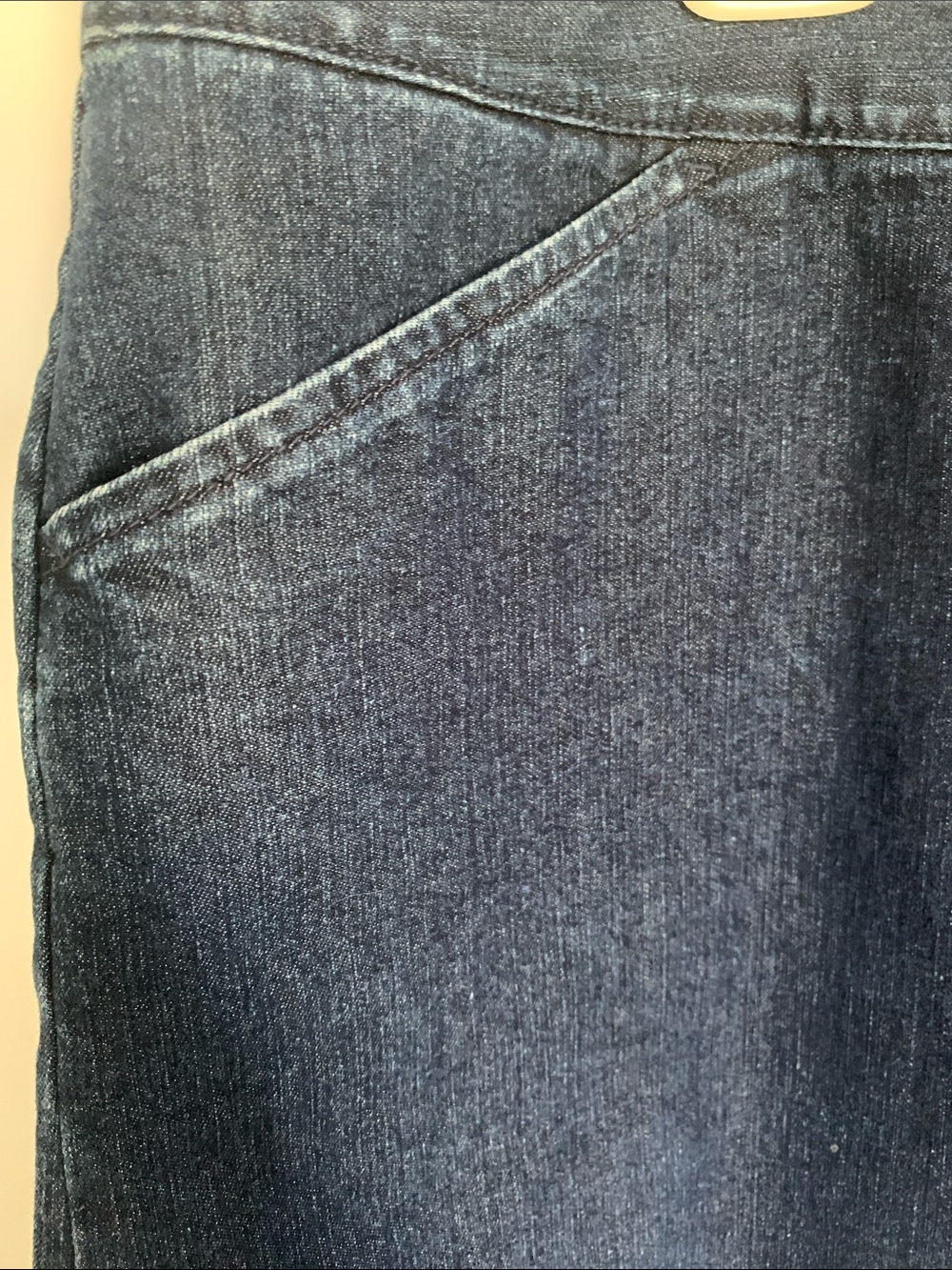 Classic Dark Blue Denim Skort - Picture 4 of 7